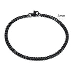 Vnox Silver Chunky Miami Curb Chain Bracelet for Men - Buzzastore