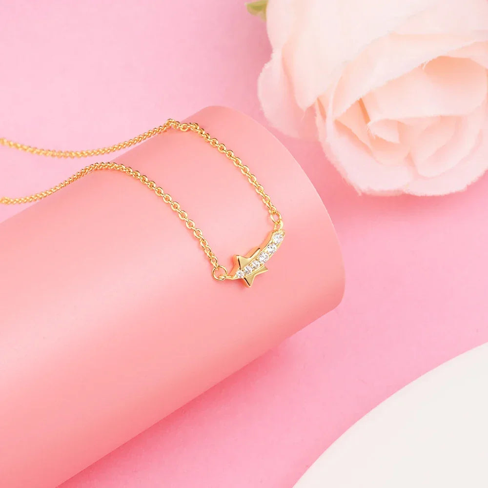 S925 Sterling Silver Choker Necklace for Women - Fashionable Collier Chain Jewelry - Buzzastore