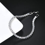 Iced Out Crystal Tennis Bracelet for Men - Hip Hop Style Jewelry - Buzzastore