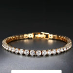 Iced Out Crystal Tennis Bracelet for Men - Hip Hop Style Jewelry - Buzzastore