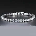 Iced Out Crystal Tennis Bracelet for Men - Hip Hop Style Jewelry - Buzzastore