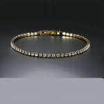 Iced Out Crystal Tennis Bracelet for Men - Hip Hop Style Jewelry - Buzzastore
