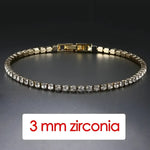 Iced Out Crystal Tennis Bracelet for Men - Hip Hop Style Jewelry - Buzzastore