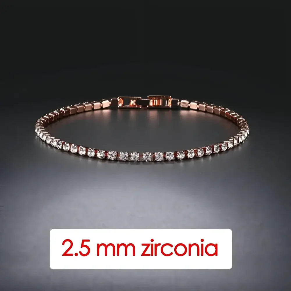 Iced Out Crystal Tennis Bracelet for Men - Hip Hop Style Jewelry - Buzzastore