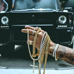 Iced Out Crystal Tennis Bracelet for Men - Hip Hop Style Jewelry - Buzzastore