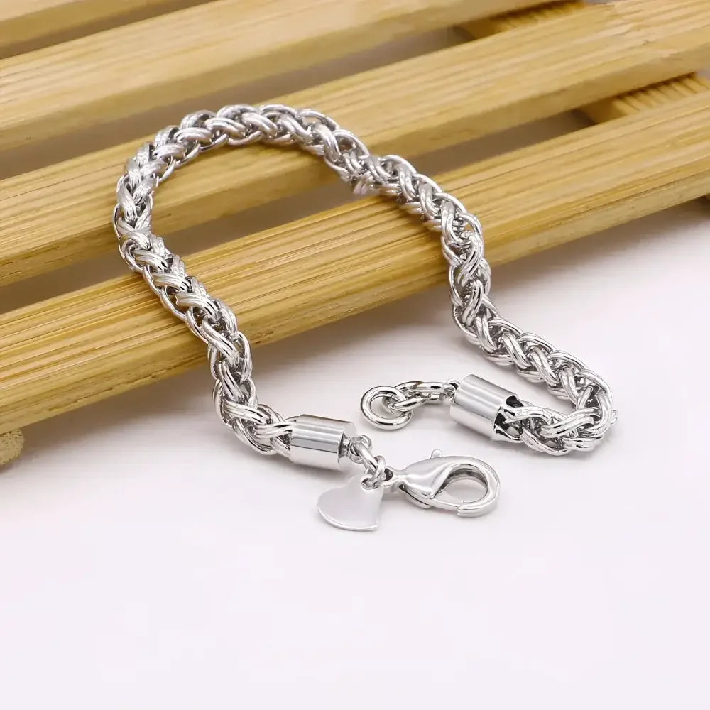 Dankadi Mens Sterling Silver Cuff Bracelet Elegant Jewelry for Him - Buzzastore