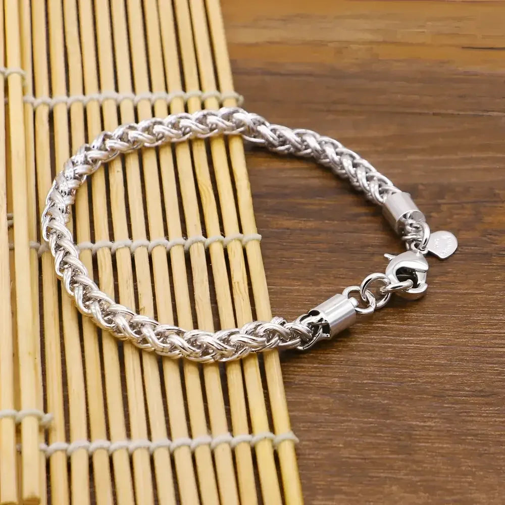 Dankadi Mens Sterling Silver Cuff Bracelet Elegant Jewelry for Him - Buzzastore
