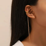 Fashionable No-Piercing Ear Cuff Earrings for Women Stylish Clip-On Earcuffs Jewelry Gift - Buzzastore