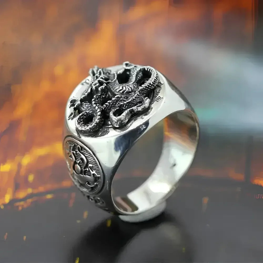 BOCAI 925 Sterling Silver Ring with Elegant Design for Everyday Wear - Buzzastore