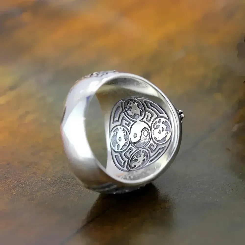 BOCAI 925 Sterling Silver Ring with Elegant Design for Everyday Wear - Buzzastore