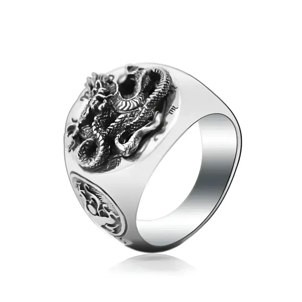 BOCAI 925 Sterling Silver Ring with Elegant Design for Everyday Wear - Buzzastore