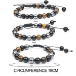 Magnetic Hematite Slimming Bracelet for Wellness and Style - Buzzastore