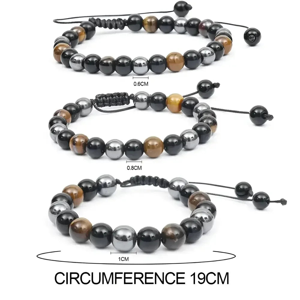 Magnetic Hematite Slimming Bracelet for Wellness and Style - Buzzastore
