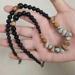 Mens Turquoise Gemstone Necklace - Bohemian Jewelry for a Cool Stylish Look - Buzzastore