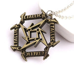 Retro Mens Hip-Hop Necklace with Metal Music Pendant - Trendy Unisex Punk Jewelry Gift for Nightclubs and Movies - Buzzastore