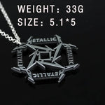Retro Mens Hip-Hop Necklace with Metal Music Pendant - Trendy Unisex Punk Jewelry Gift for Nightclubs and Movies - Buzzastore