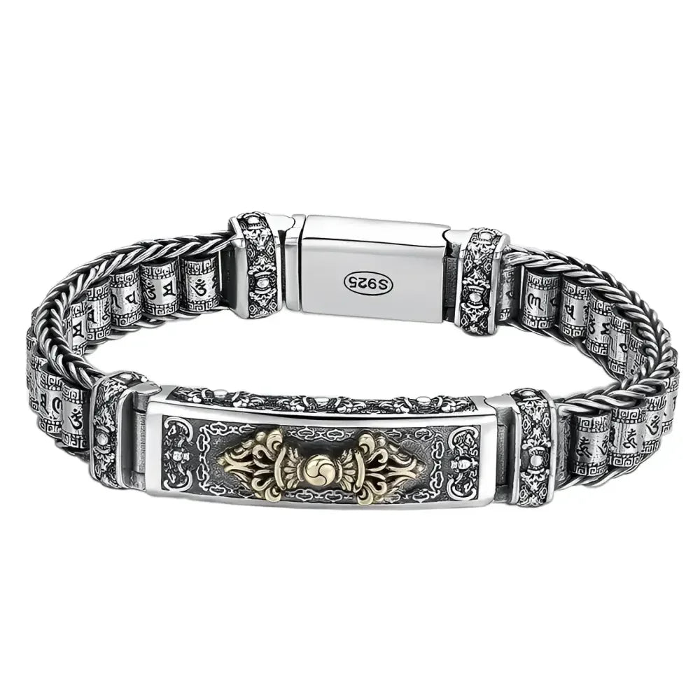 Mens Sterling Silver Bracelet - Elegant Jewelry for Stylish Looks - Buzzastore