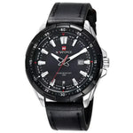 NAVIFORCE Mens Leather Band Watch - Stylish and Durable Timepiece for Everyday Wear - Buzzastore