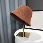 Womens Hollow Sun Hat - Lightweight Fisherman Style for Spring Summer with Sunshade and Face-Enhancing Design - Buzzastore