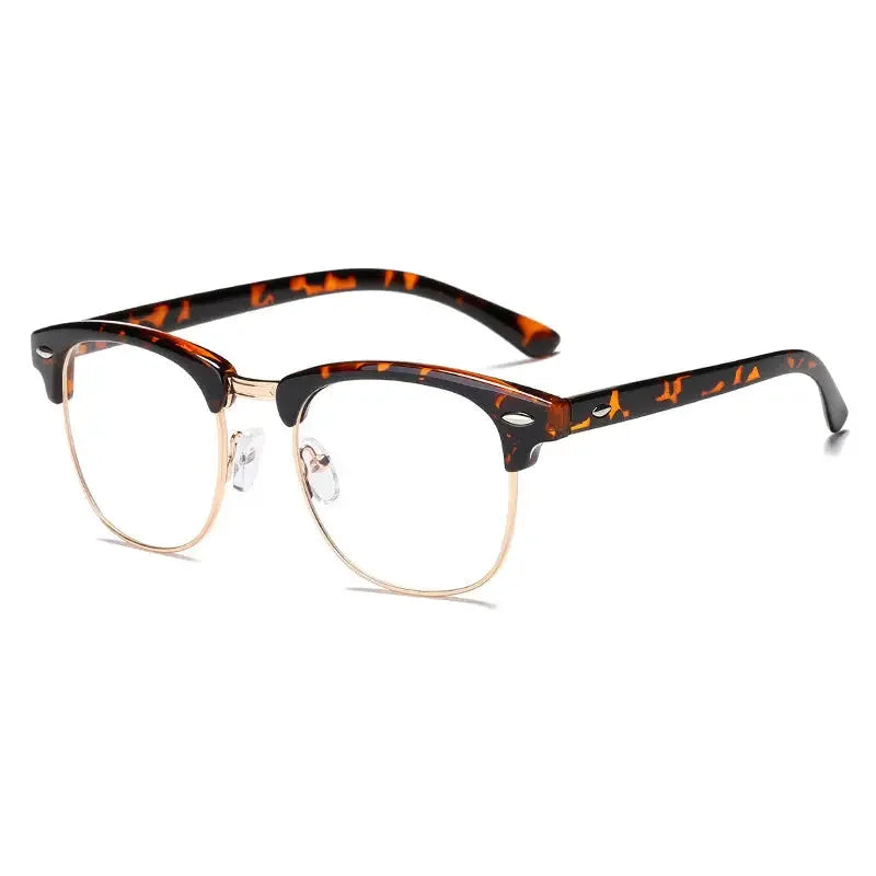 Blue Light Blocking Gaming Glasses - Stylish Semi-Rimless Frame for Comfort and Clarity - Buzzastore