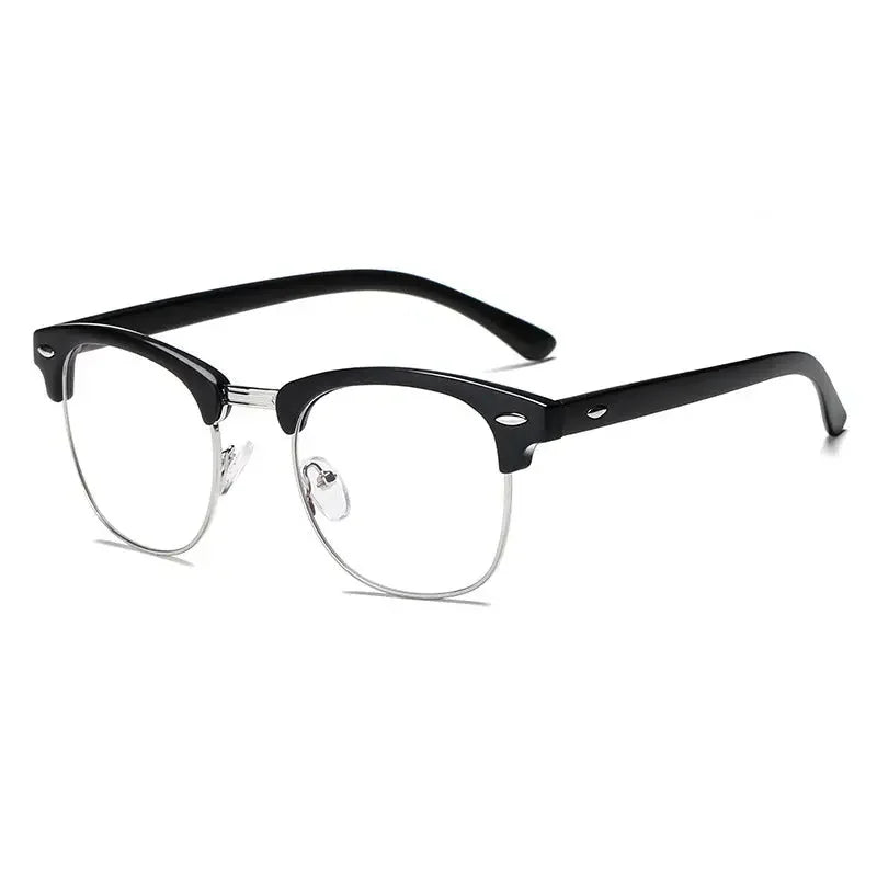 Blue Light Blocking Gaming Glasses - Stylish Semi-Rimless Frame for Comfort and Clarity - Buzzastore