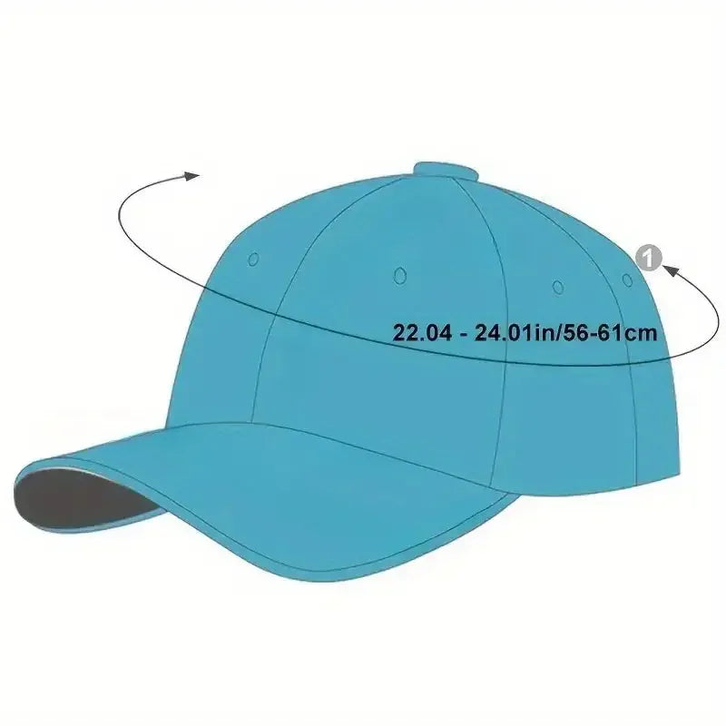 Mens Adjustable Baseball Cap - Casual Style for Outdoor Activities - Buzzastore