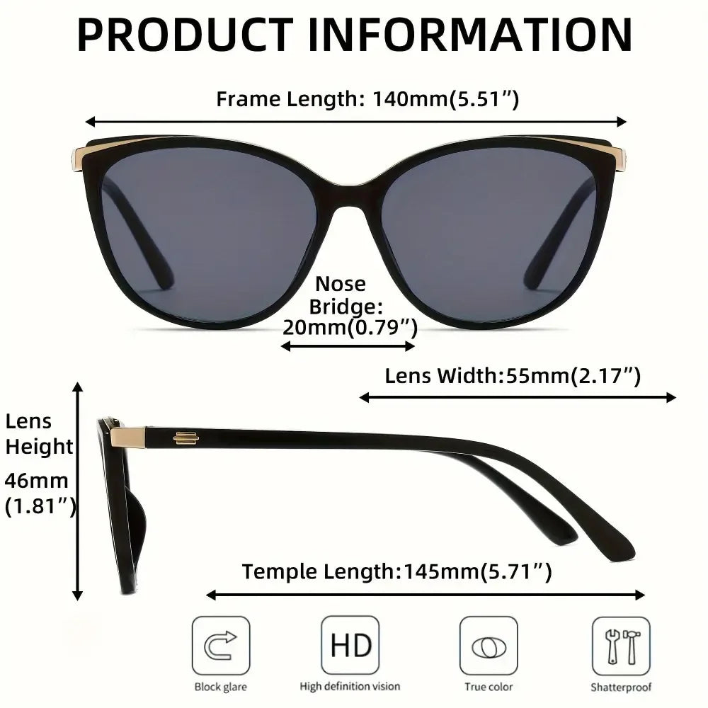 Cat Eye Glasses for Women - Stylish Fashion Eyewear - Buzzastore