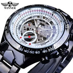 T-WINNER Gold Skeleton Automatic Watch - Elegant Timepiece for Men - Buzzastore