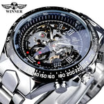 T-WINNER Gold Skeleton Automatic Watch - Elegant Timepiece for Men - Buzzastore