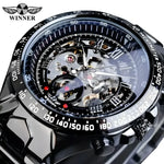 T-WINNER Gold Skeleton Automatic Watch - Elegant Timepiece for Men - Buzzastore