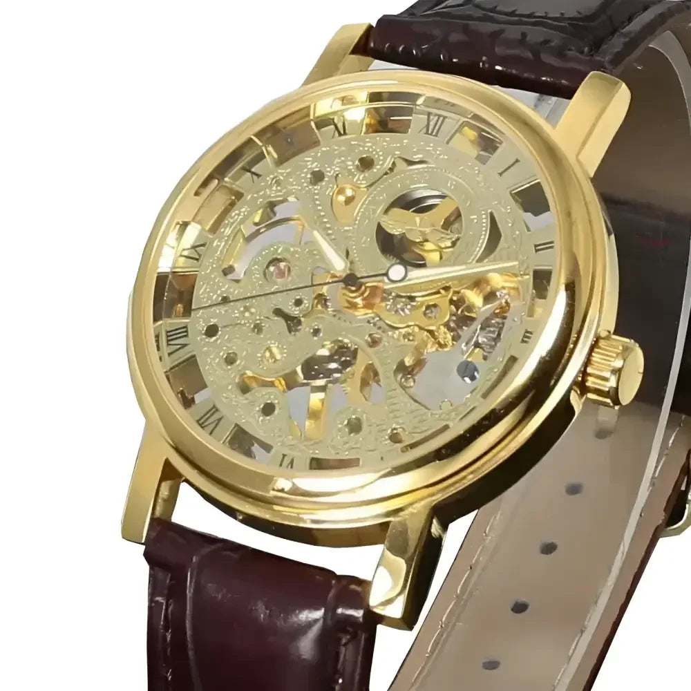 WINNER Skeleton Mechanical Wristwatch - Stylish Timepiece Accessories - Buzzastore