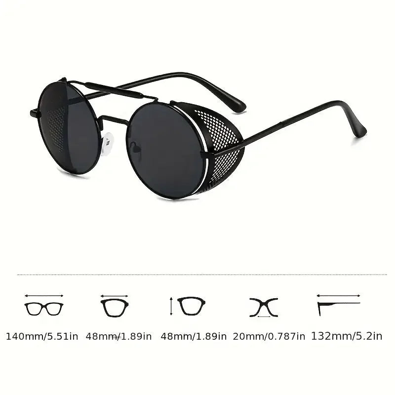 Steampunk Retro Fashion Glasses for Unique Style and Vintage Charm - Buzzastore