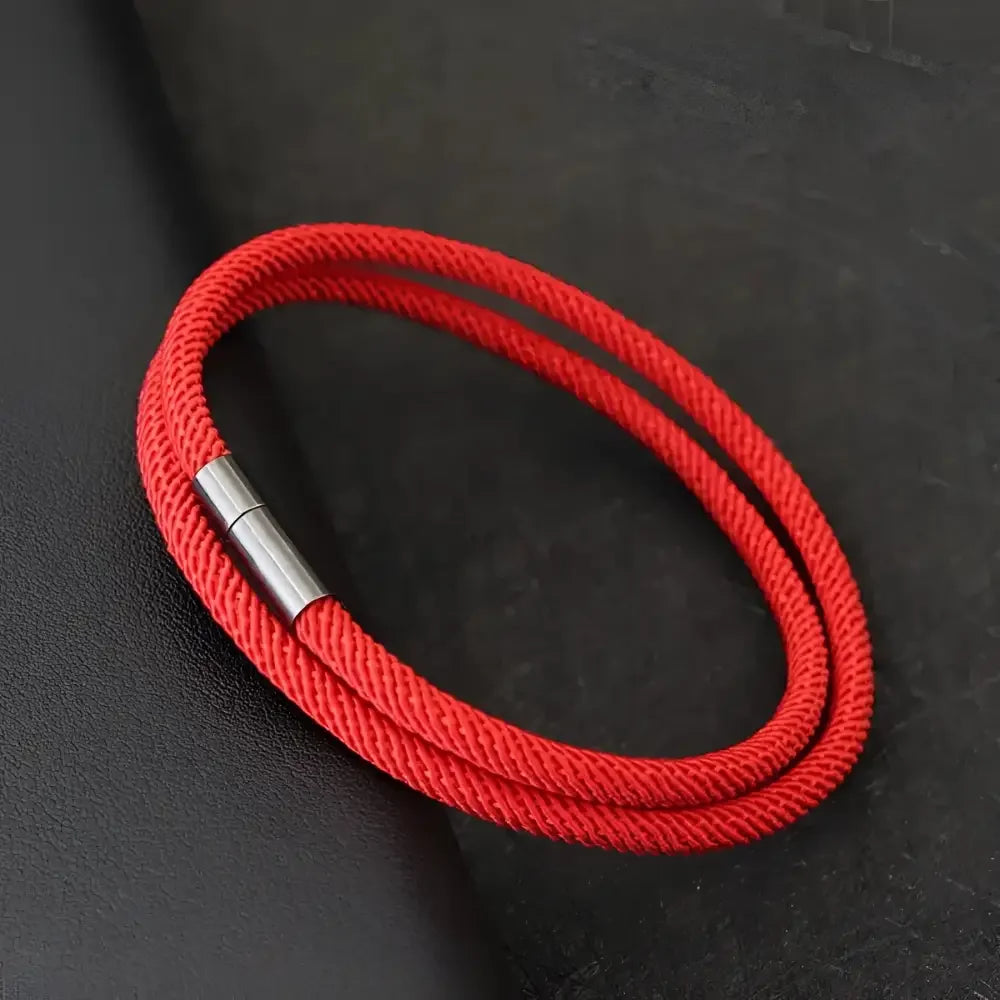 Mens Adventure Rope Bracelet Stylish Accessory for the Bold Explorer - Buzzastore