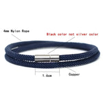 Mens Adventure Rope Bracelet Stylish Accessory for the Bold Explorer - Buzzastore