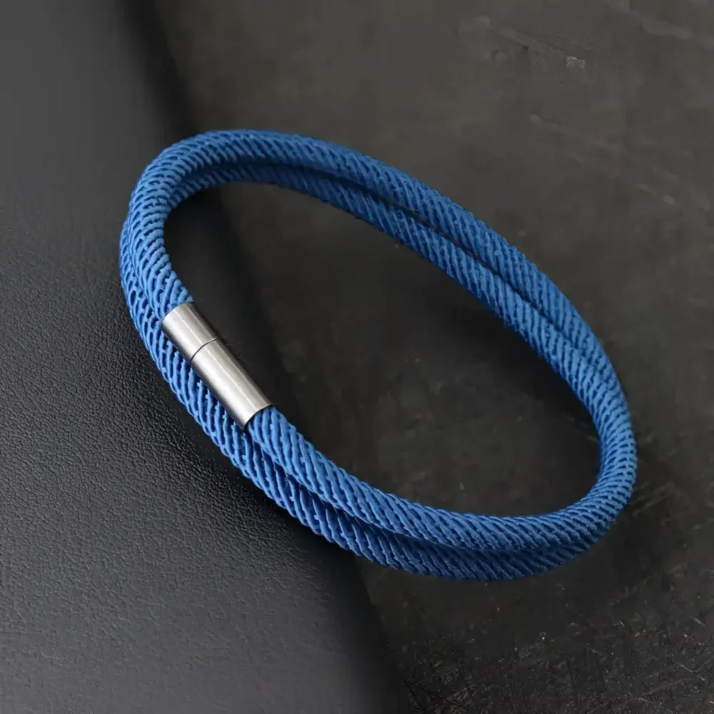 Mens Adventure Rope Bracelet Stylish Accessory for the Bold Explorer - Buzzastore