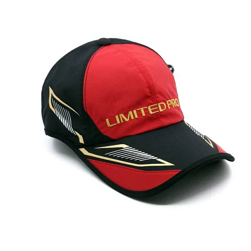 Mens Outdoor Fishing Hat - Summer Sun Protection Baseball Cap Windproof Waterproof Hiking Cap with Clip - Buzzastore