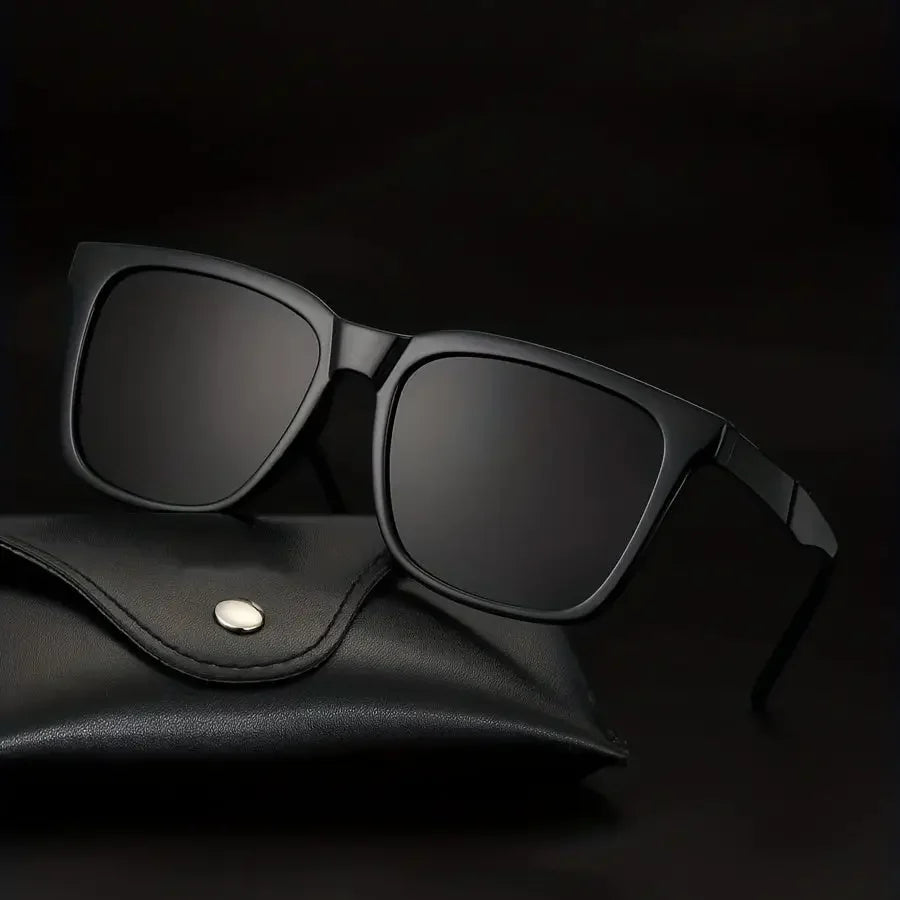 Mens UV Protection Acrylic Fashion Glasses - Stylish Durable - Buzzastore