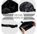 Satin-Lined Mens Turban Hat Stretchy Velvet Headwrap Hip Hop Cap for Comfort and Chemo Support - Buzzastore
