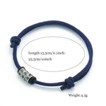 Personalized Braided Rope Bracelet for Men with Mystic Symbol Handmade Adjustable Beaded Casual Accessory - Buzzastore
