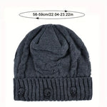 Warm Plush Lined Skull Beanie for Ultimate Comfort and Style - Buzzastore
