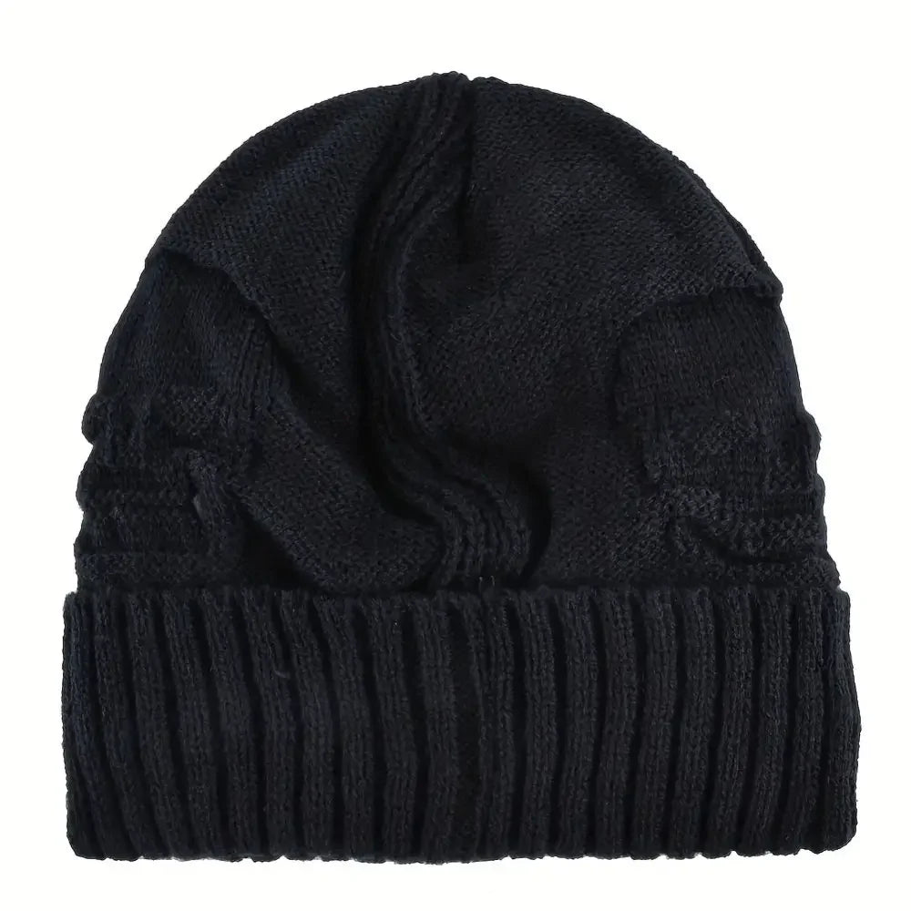 Warm Plush Lined Skull Beanie for Ultimate Comfort and Style - Buzzastore
