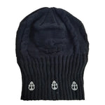 Warm Plush Lined Skull Beanie for Ultimate Comfort and Style - Buzzastore