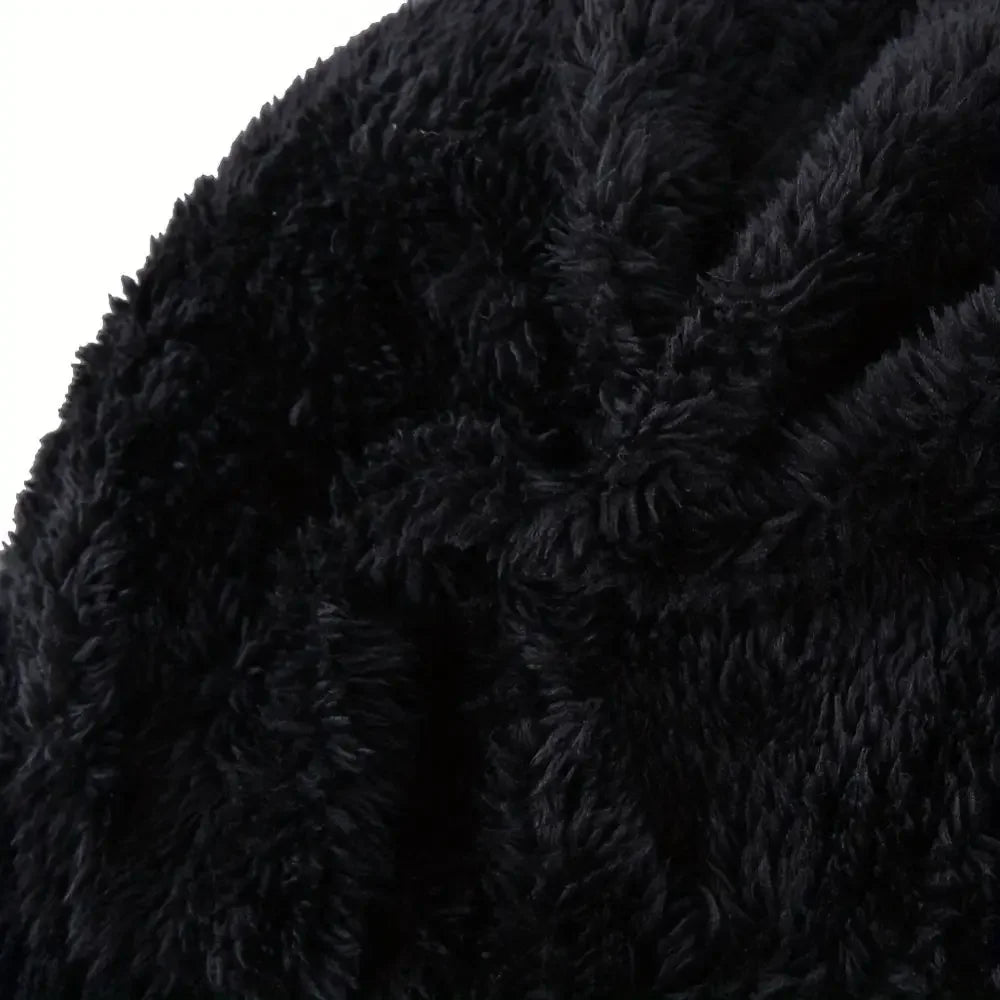 Warm Plush Lined Skull Beanie for Ultimate Comfort and Style - Buzzastore