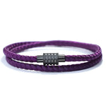 Mens Cotton and Steel Cord Chain Bracelet - Stylish Accessory for Everyday Wear - Buzzastore