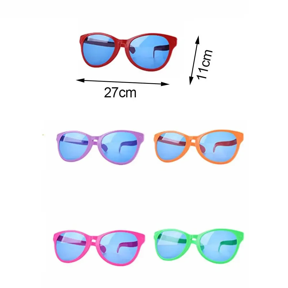 Glow-in-the-Dark Large Frame Masquerade Party Glasses - Stylish Square Shades - Buzzastore