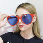 Glow-in-the-Dark Large Frame Masquerade Party Glasses - Stylish Square Shades - Buzzastore