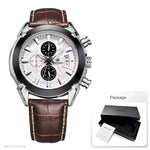 Multifunctional Mens Watch - Megir 2020G Stylish Timepiece with Chronograph and Date Display - Buzzastore