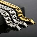 HAOYI Mens Stainless Steel Bracelet - Stylish Jewelry for Everyday Wear - Buzzastore