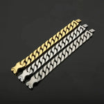 HAOYI Mens Stainless Steel Bracelet - Stylish Jewelry for Everyday Wear - Buzzastore
