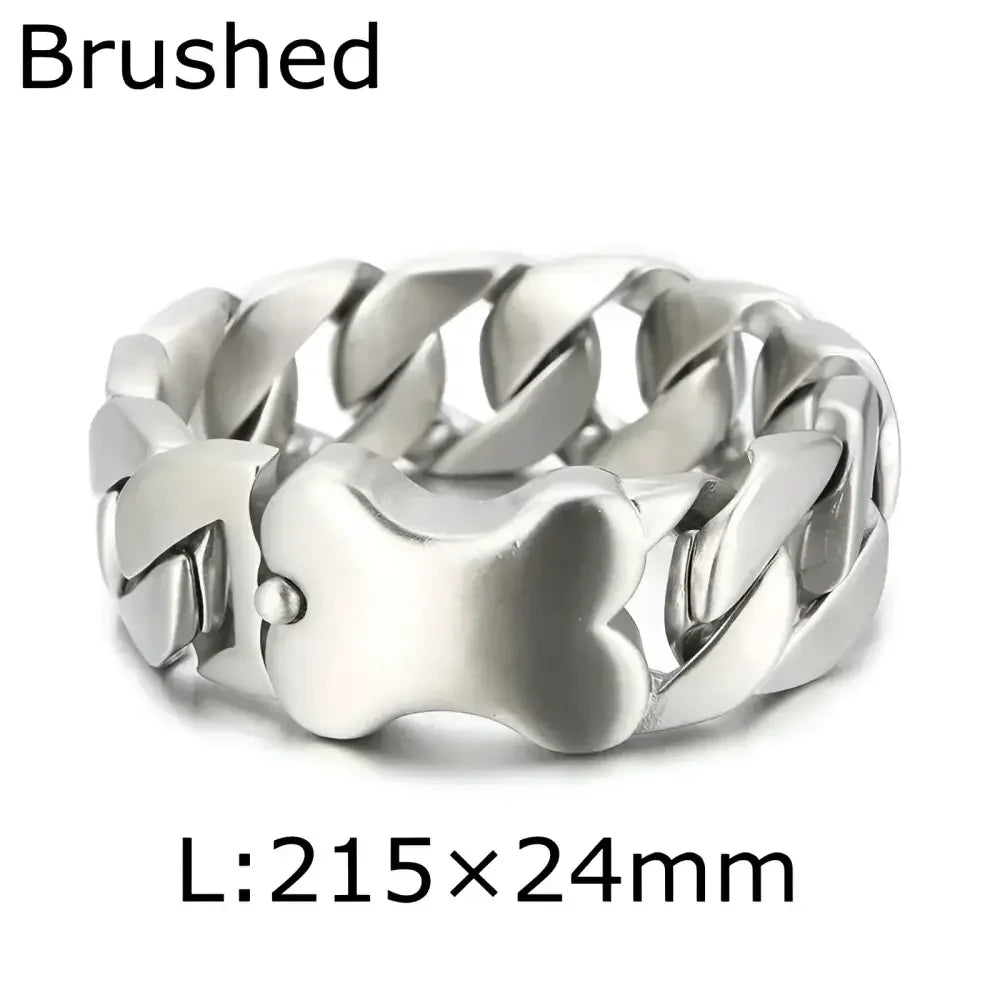 HAOYI Mens Stainless Steel Bracelet - Stylish Jewelry for Everyday Wear - Buzzastore
